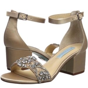 Betsey Johnson Mel Low Block Heel